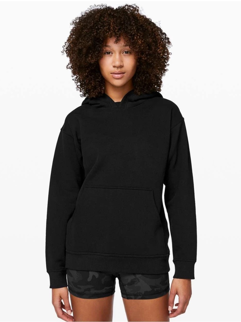 Lululemon Black All Yours Hoodie in Terry Material